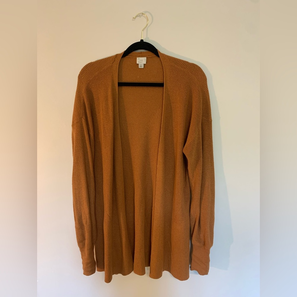 A New Day Warm Brown Knit Cardigan